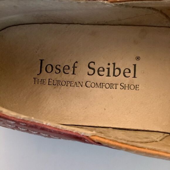 JOSEF SEIBEL LEATHER SLIP ON SHOES SIZE 39 || 8.5 - Picture 12 of 14